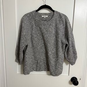 Madewell Heather Gray Crew Neck Sweater